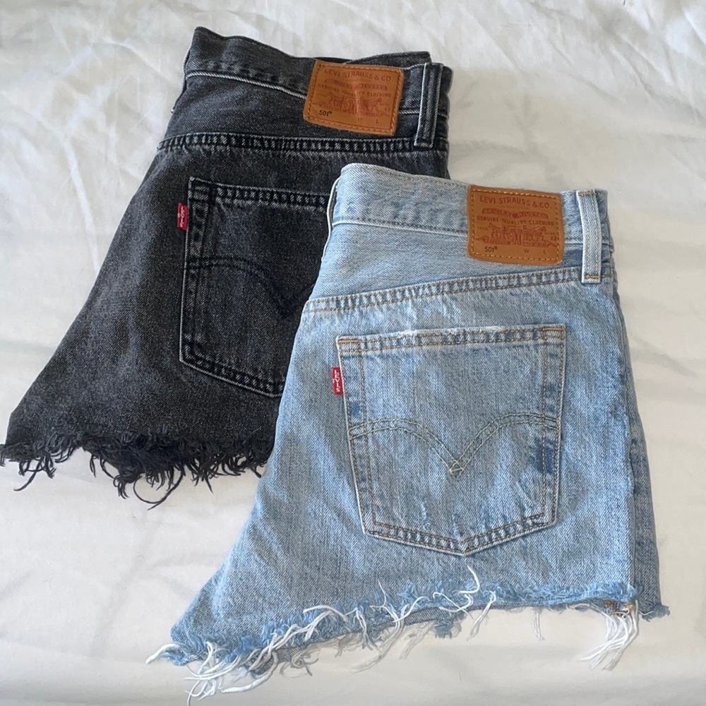 2 Pairs of Levi Jean Shorts